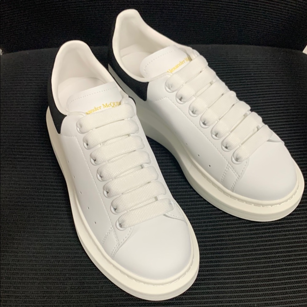 Alexander McQueen White and Black Women's Sneakers